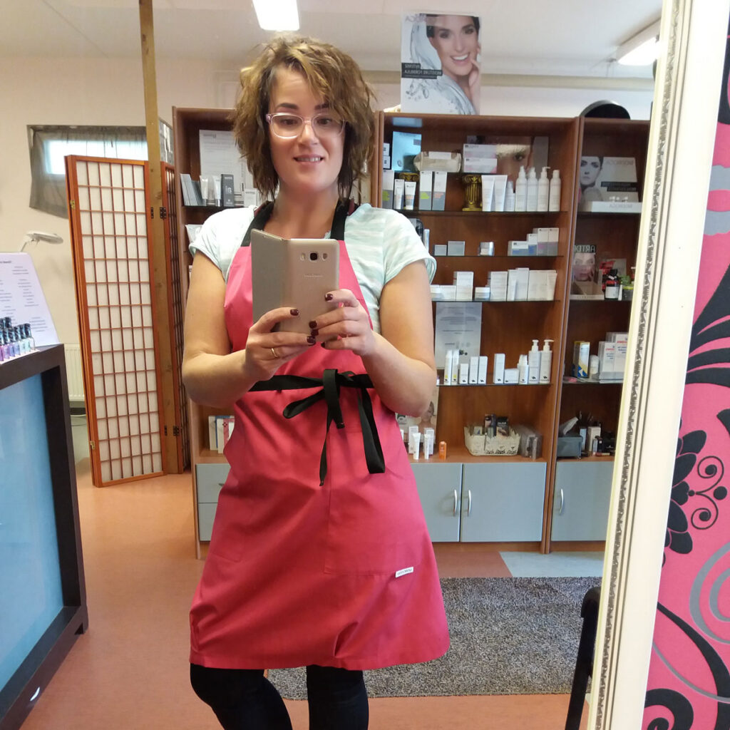 Pinkki Jargeau-essu Kustomoitu essu - pinkki essu - Univormu